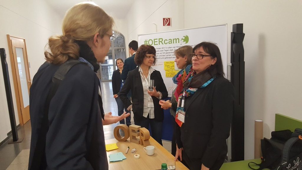 Eine Pause kurz vor Beginn der nachmittäglichen Workshopphase.