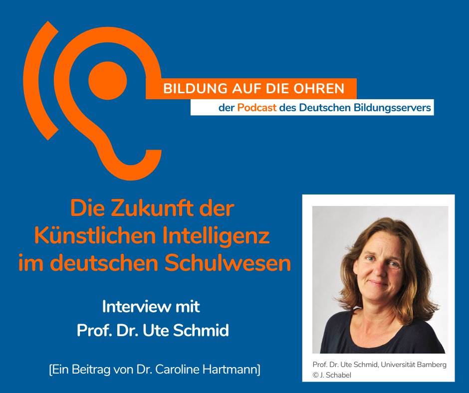 Sharepic mit Portr&auml;tfoto der Interviewpartnerin Prof. Dr. Ute Schmid